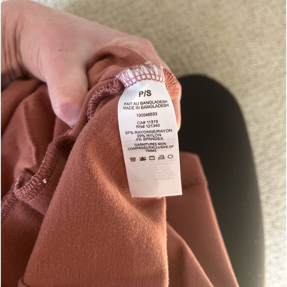 Brown Dynamite Wrap Skirt with Tie - Picture 5 of 5